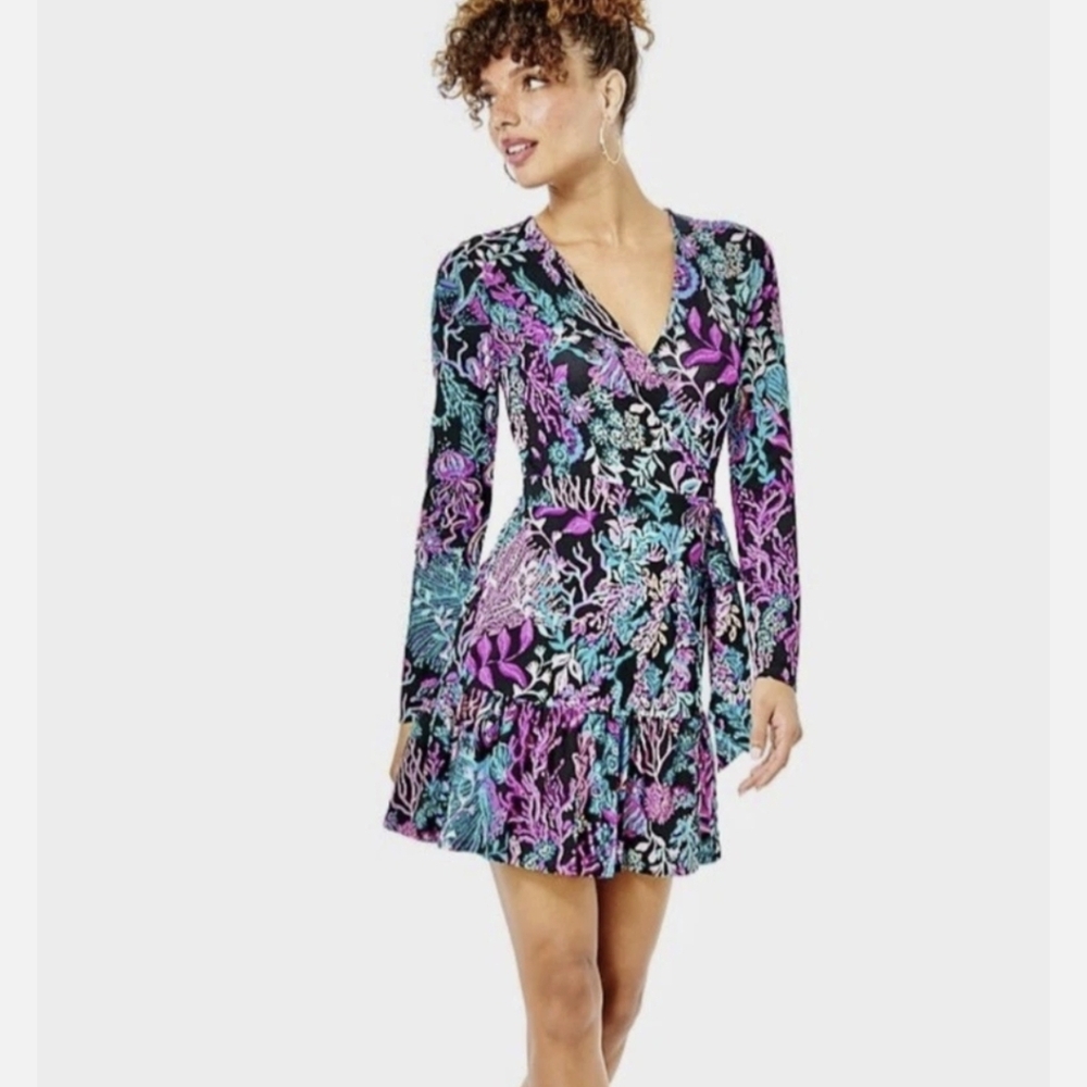 Lilly Pulitzer  Misha Wrap Romper SZ.M